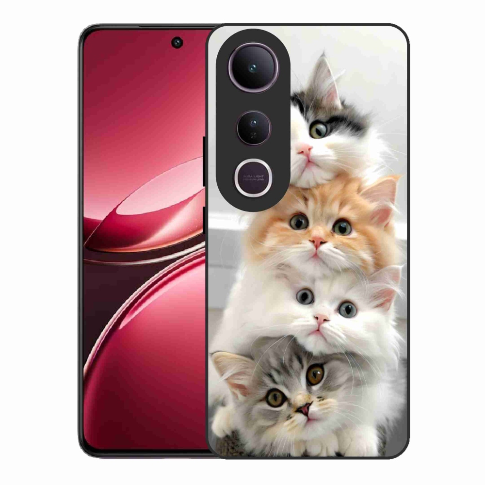 Gélový kryt mmCase na Vivo V50 Lite 4G/5G - mačacia partia