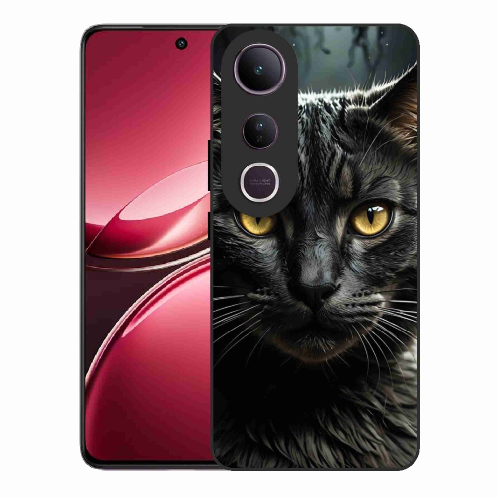 Gélový kryt mmCase na Vivo V50 Lite 4G/5G - mačacie pohľad 3