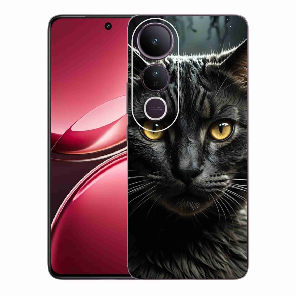 Gélový kryt mmCase na Vivo V50 Lite 4G/5G - mačacie pohľad 3