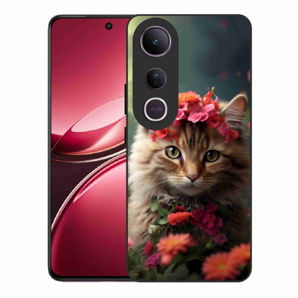 Gélový kryt mmCase na Vivo V50 Lite 4G/5G - mačacia princezná