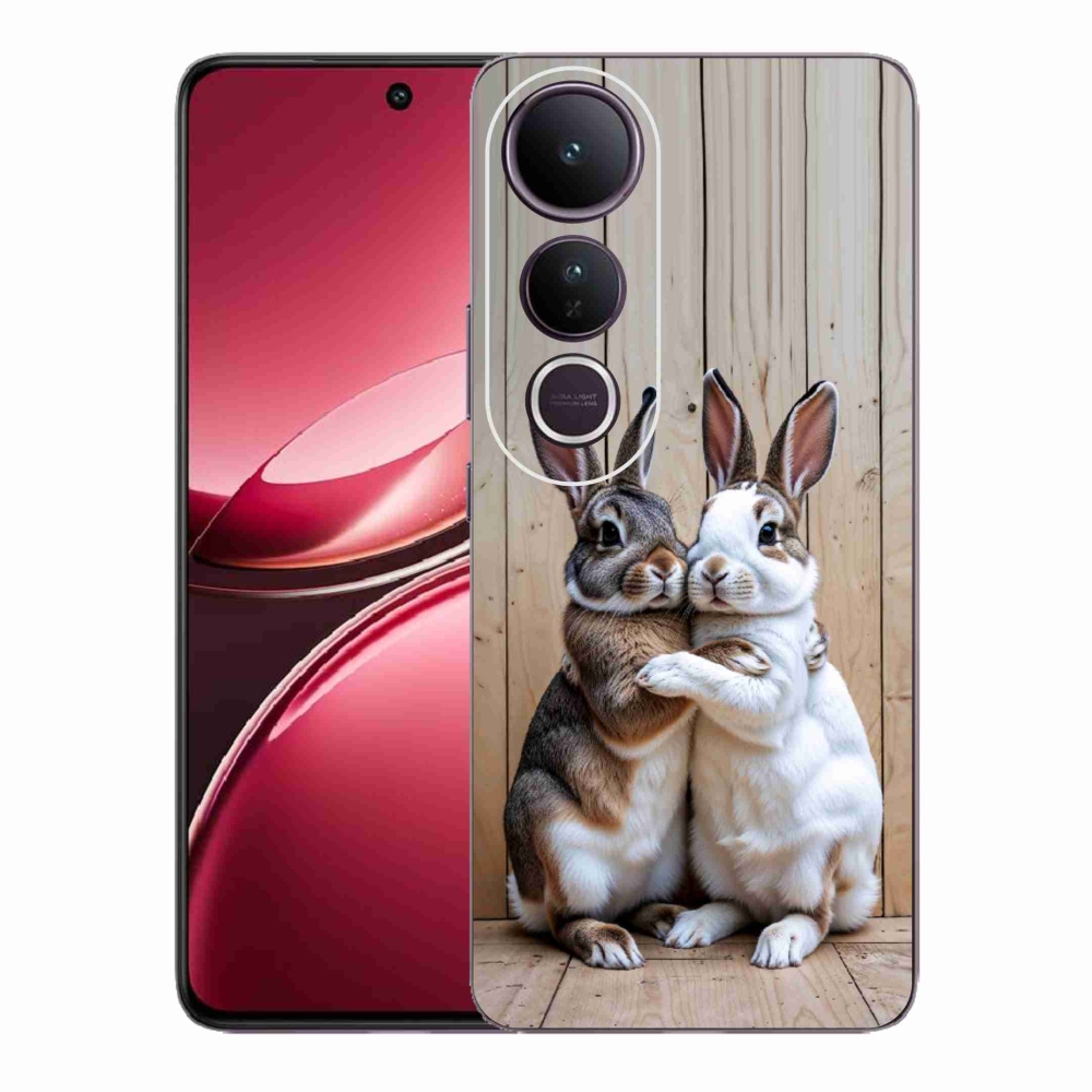 Gélový kryt mmCase na Vivo V50 Lite 4G/5G - králičie pár