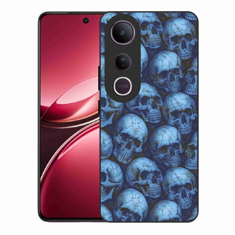 Gélový kryt mmCase na Vivo V50 Lite 4G/5G - lebky
