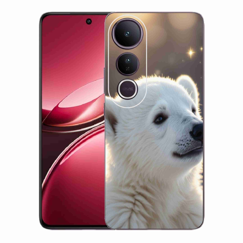 Gélový kryt mmCase na Vivo V50 Lite 4G/5G - ľadový medveď