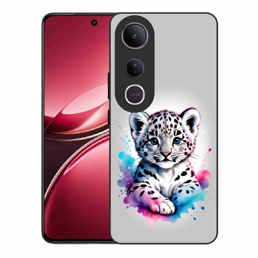 Gélový kryt mmCase na Vivo V50 Lite 4G/5G - leopardej mláďa