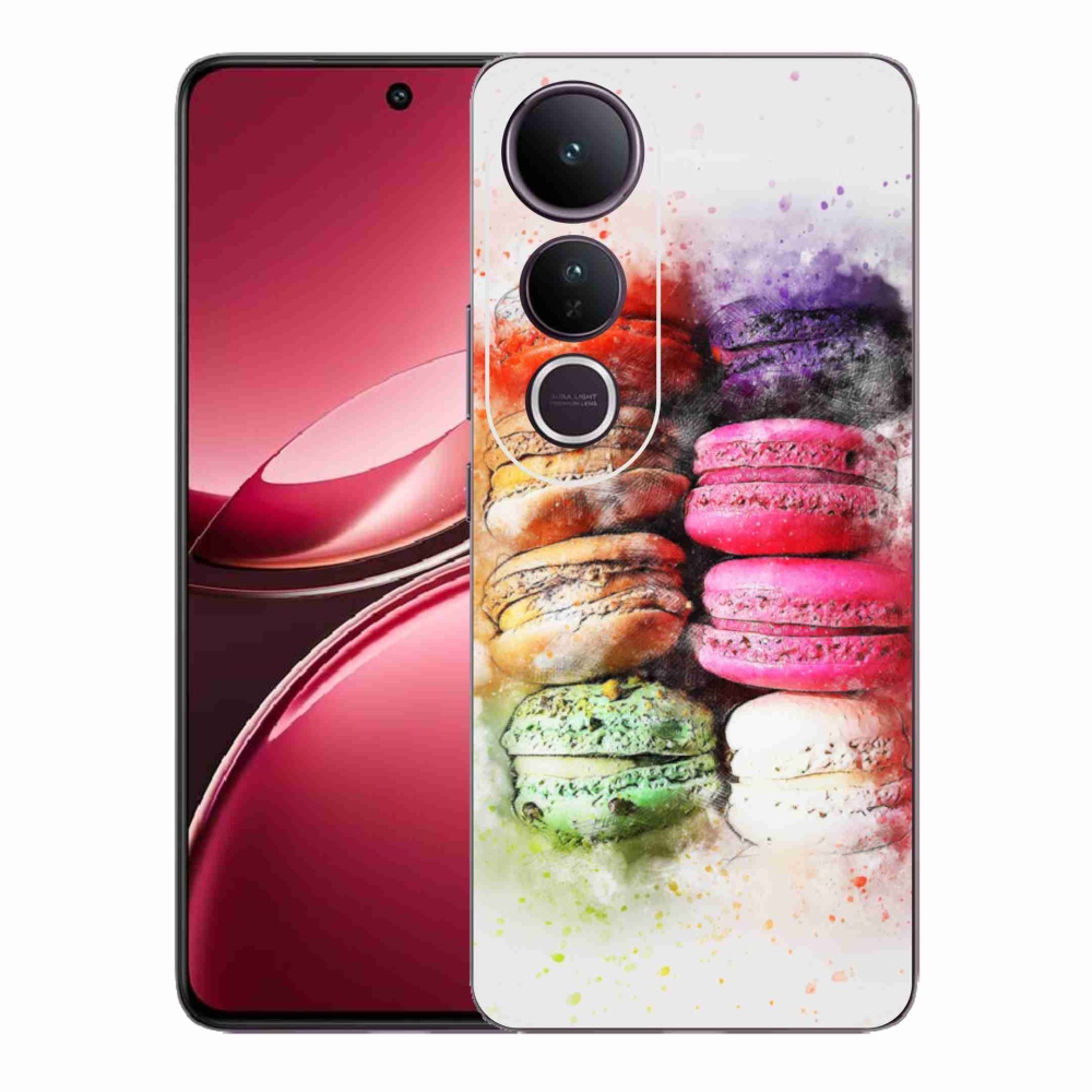 Gélový kryt mmCase na Vivo V50 Lite 4G/5G - makrónky