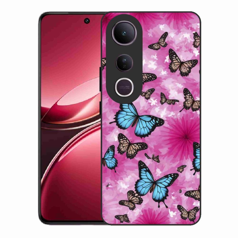 Gélový kryt mmCase na Vivo V50 Lite 4G/5G - motýlia záhrada