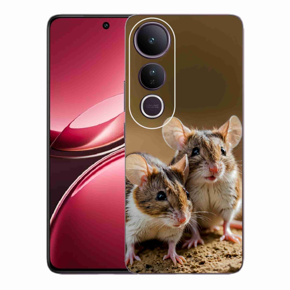 Gélový kryt mmCase na Vivo V50 Lite 4G/5G - myší duo