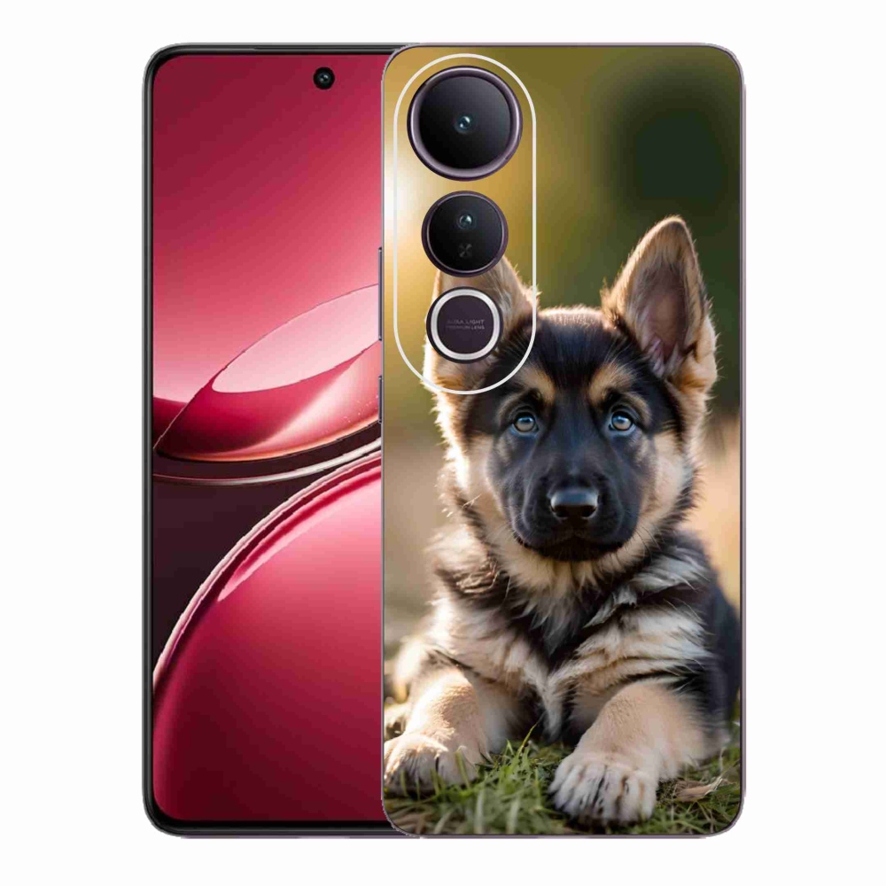 Gélový kryt mmCase na Vivo V50 Lite 4G/5G - nemecký ovčiak v prírode