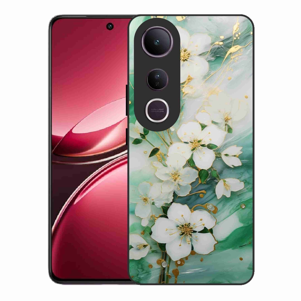 Gélový kryt mmCase na Vivo V50 Lite 4G/5G - nežné kvety