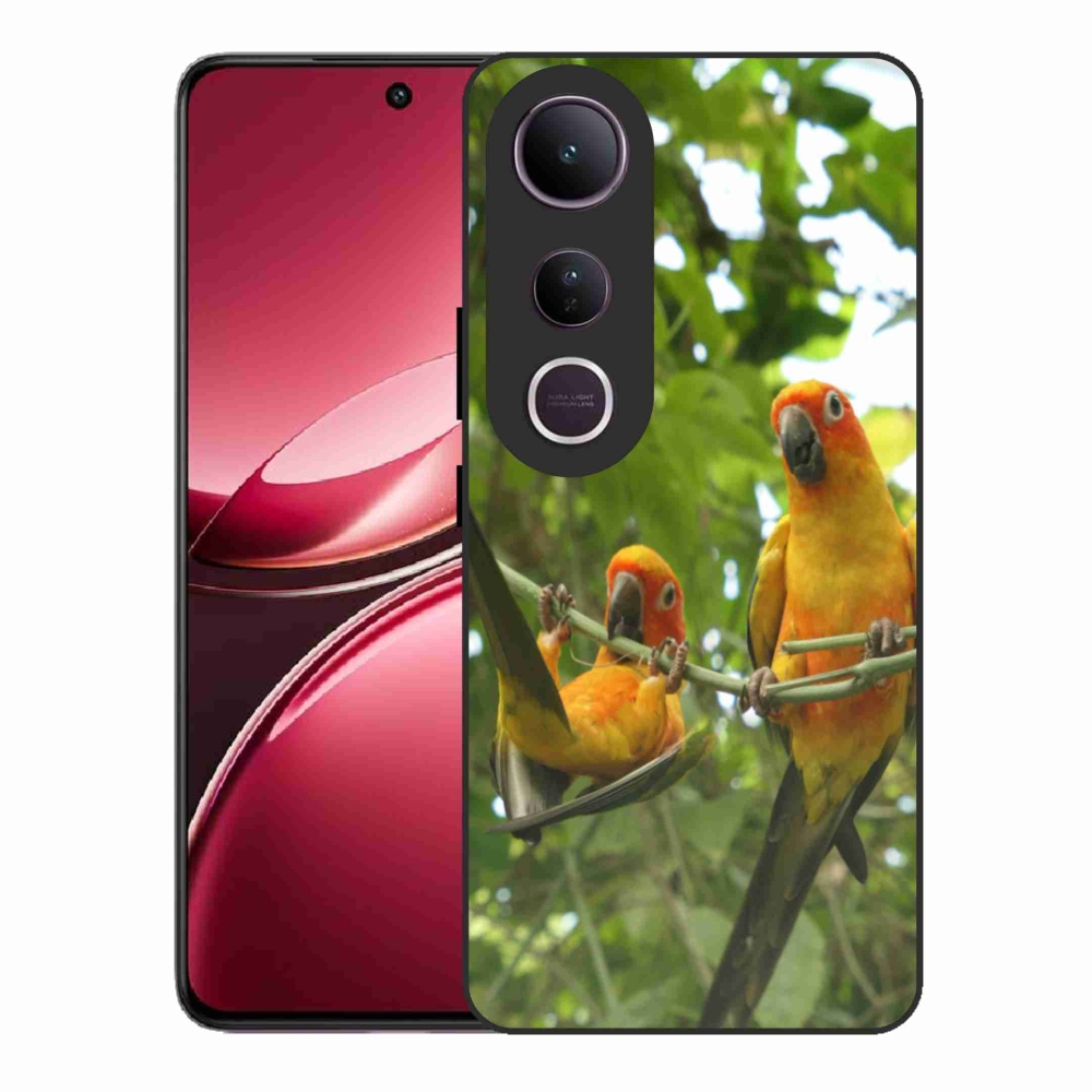 Gélový kryt mmCase na Vivo V50 Lite 4G/5G - papagáje aratingy