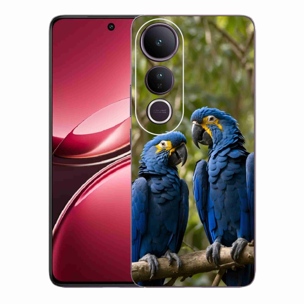 Gélový kryt mmCase na Vivo V50 Lite 4G/5G - papagájové duo