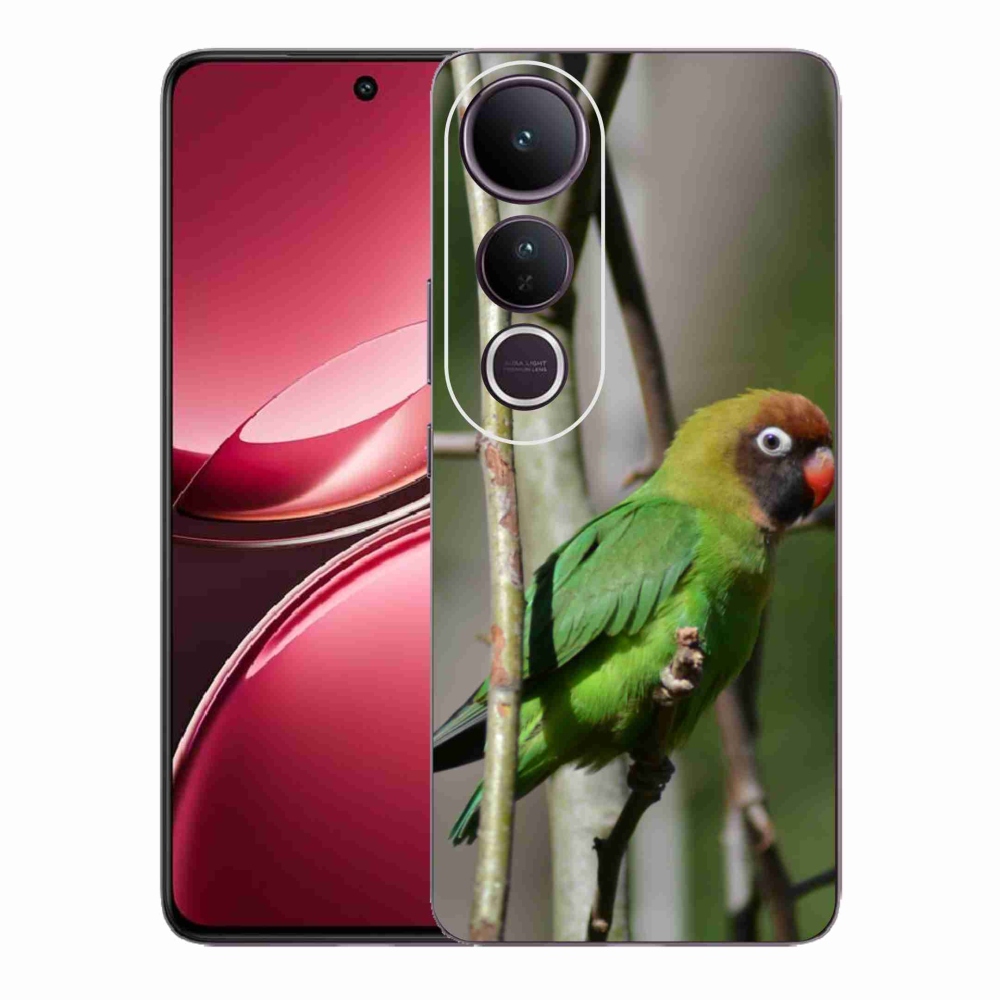 Gélový kryt mmCase na Vivo V50 Lite 4G/5G - papagáj agapornis