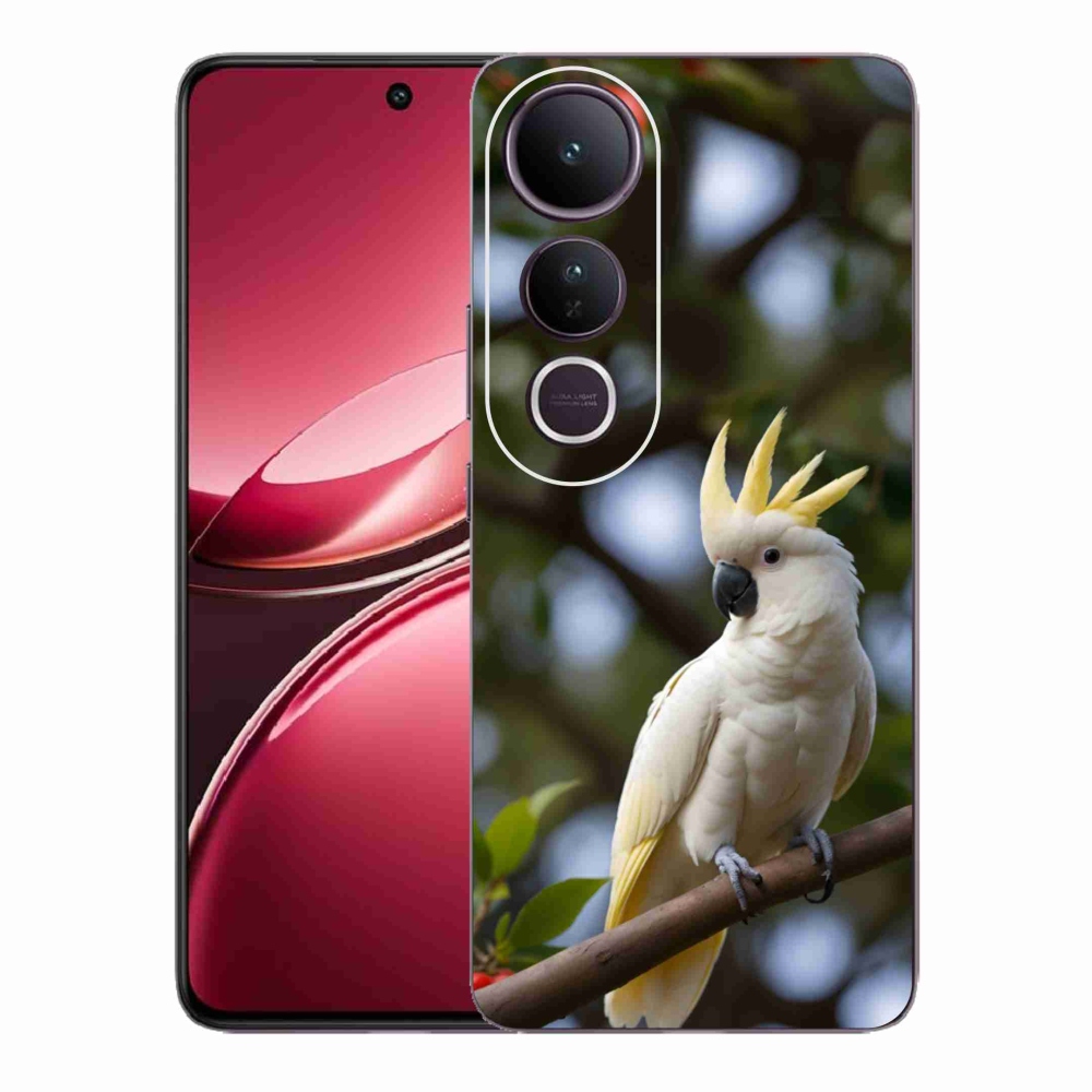 Gélový kryt mmCase na Vivo V50 Lite 4G/5G - papagáj kakadu 3