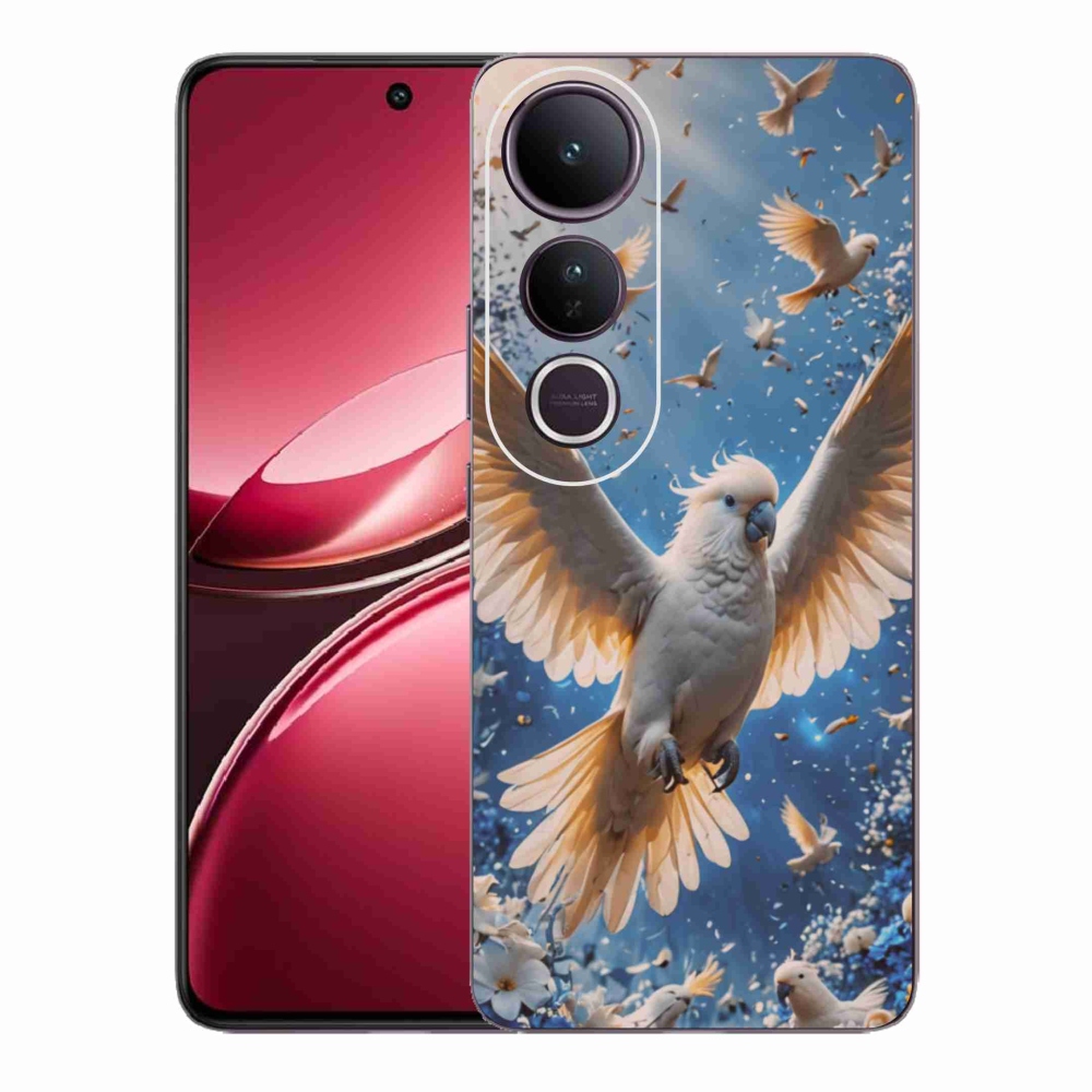 Gélový kryt mmCase na Vivo V50 Lite 4G/5G - papagáj kakadu
