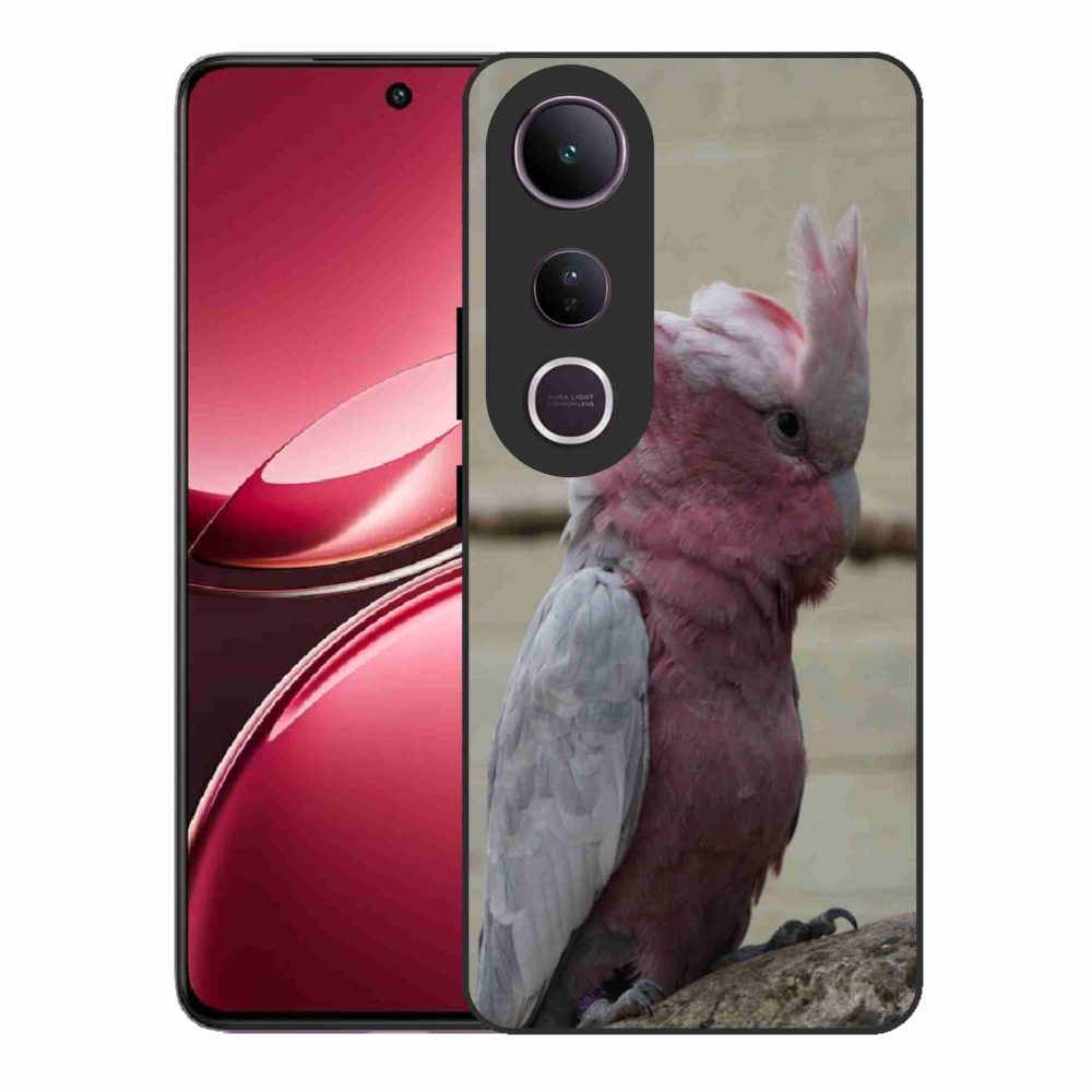 Gélový kryt mmCase na Vivo V50 Lite 4G/5G - papagáj kakadu ružový
