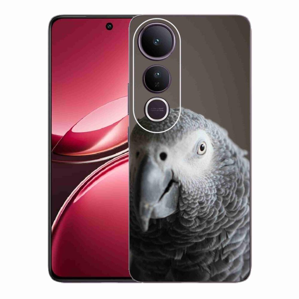 Gélový kryt mmCase na Vivo V50 Lite 4G/5G - papagáj žako 2