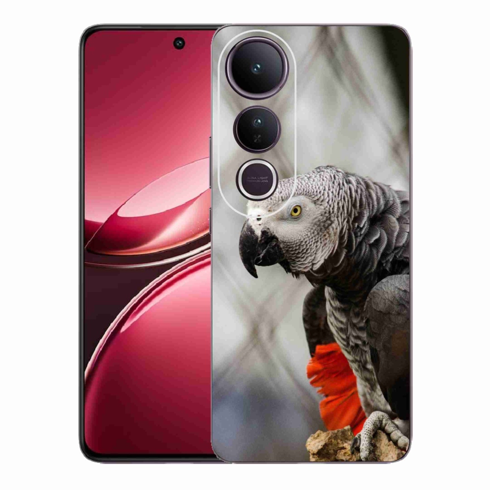 Gélový kryt mmCase na Vivo V50 Lite 4G/5G - papagáj žako 3