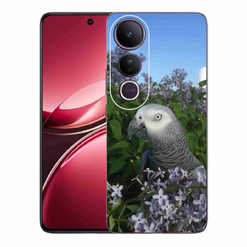 Gélový kryt mmCase na Vivo V50 Lite 4G/5G - papagáj žako