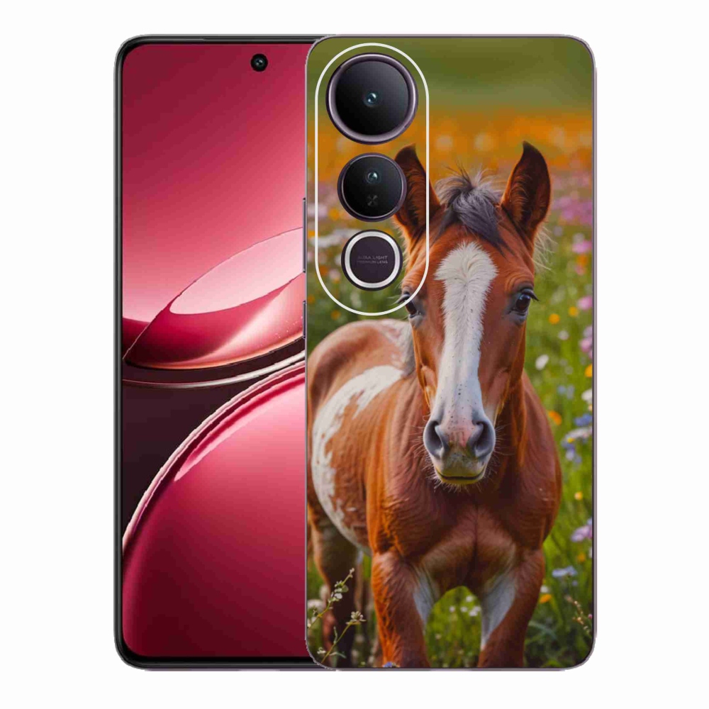 Gélový kryt mmCase na Vivo V50 Lite 4G/5G - roztomilé žriebä