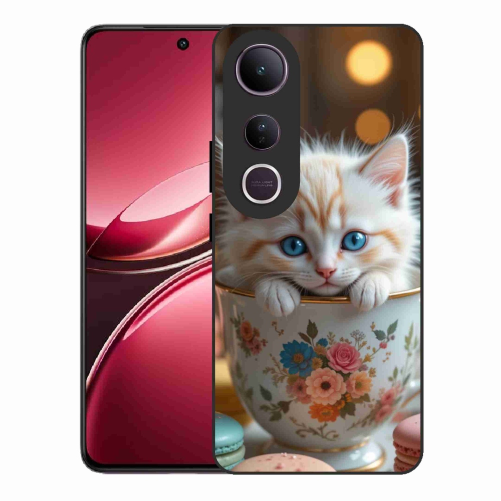 Gélový kryt mmCase na Vivo V50 Lite 4G/5G - roztomilé mačiatko 6