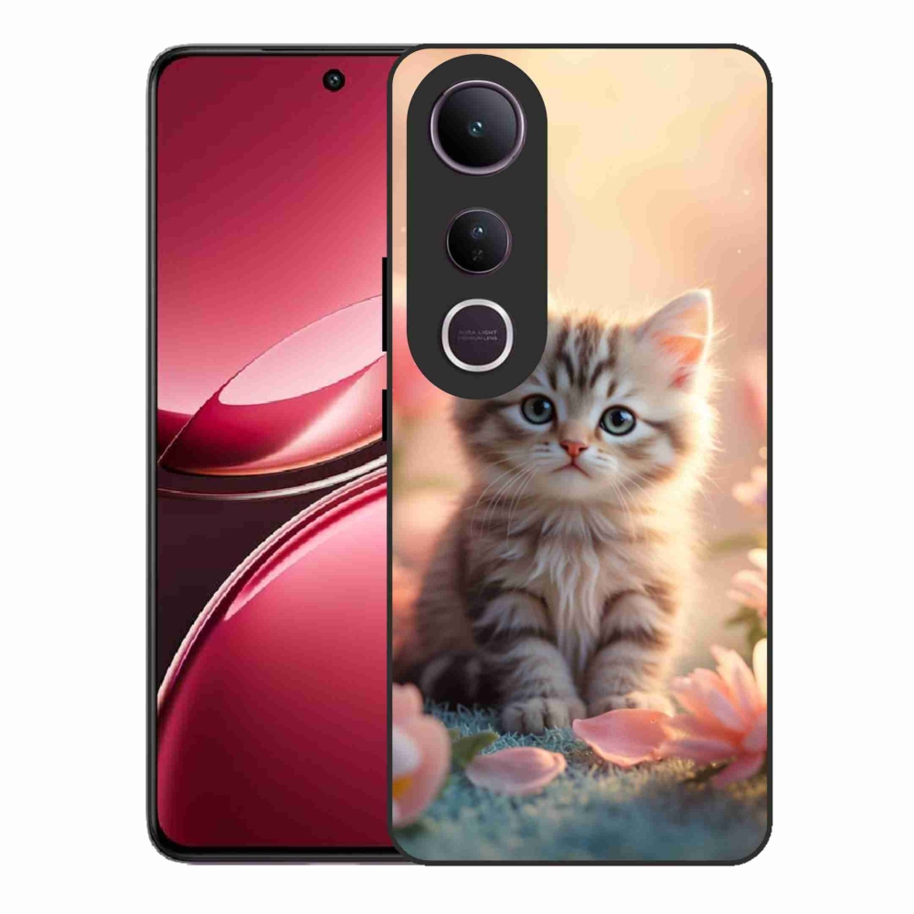 Gélový kryt mmCase na Vivo V50 Lite 4G/5G - roztomilé mačiatko 8