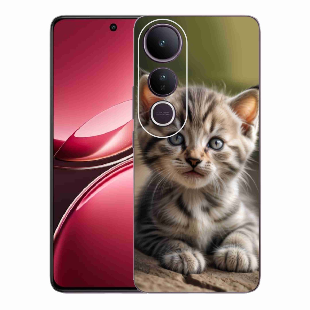 Gélový kryt mmCase na Vivo V50 Lite 4G/5G - roztomilé mačiatko 9