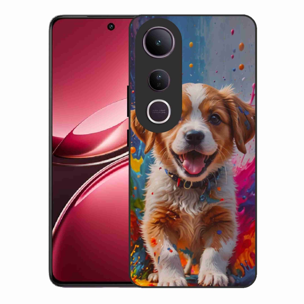 Gélový kryt mmCase na Vivo V50 Lite 4G/5G - roztomilé šteňa 3