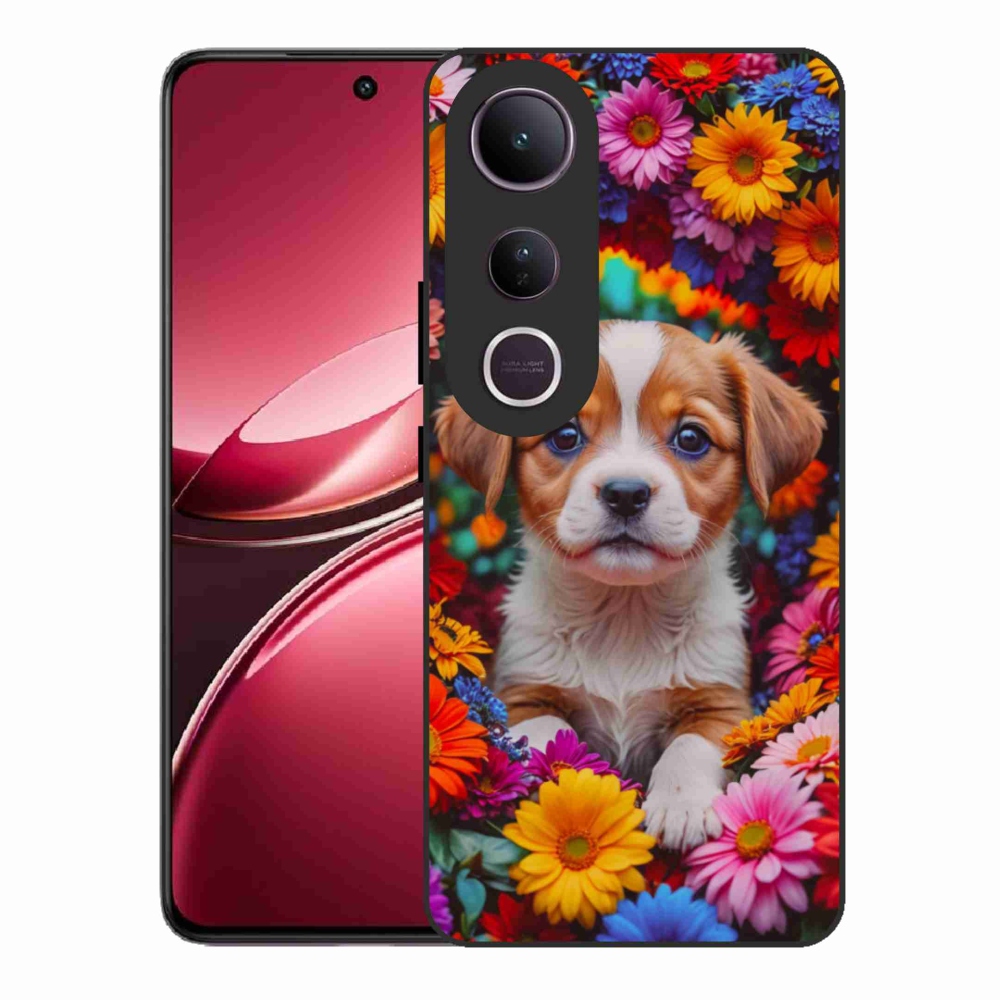 Gélový kryt mmCase na Vivo V50 Lite 4G/5G - roztomilé šteňa