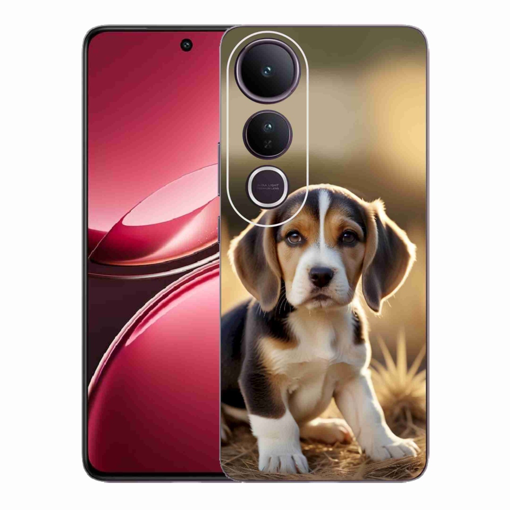 Gélový kryt mmCase na Vivo V50 Lite 4G/5G - roztomilý bígl