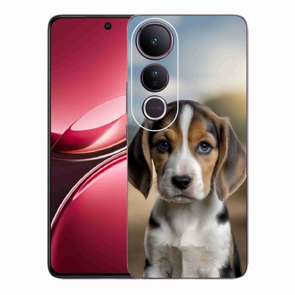 Gélový kryt mmCase na Vivo V50 Lite 4G/5G - roztomilý bígl