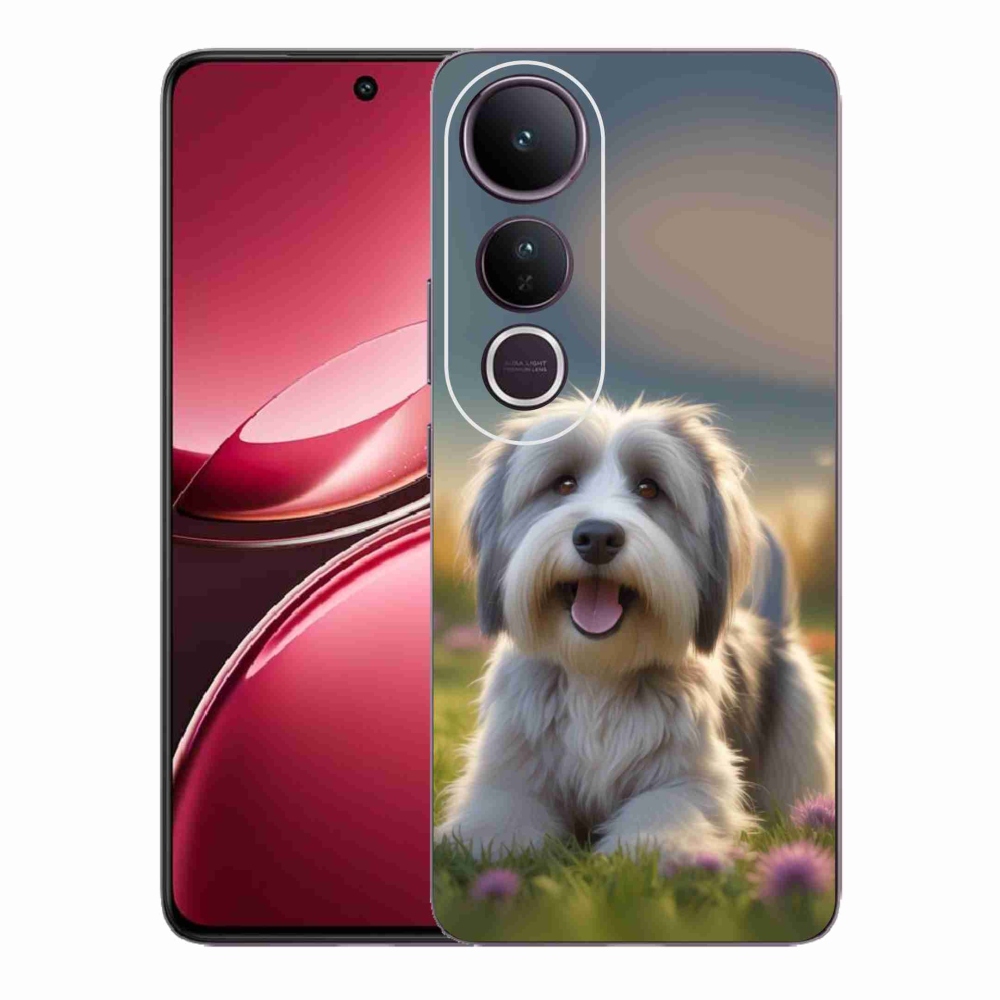 Gélový kryt mmCase na Vivo V50 Lite 4G/5G - roztomilý havanský psík