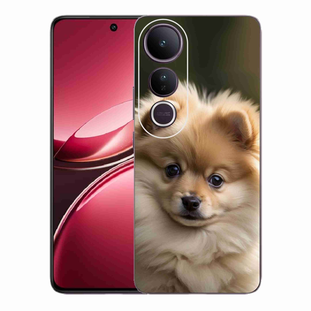 Gélový kryt mmCase na Vivo V50 Lite 4G/5G - roztomilý pomeranian 2