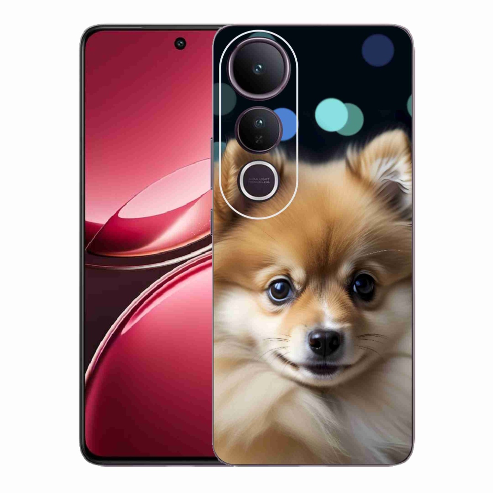 Gélový kryt mmCase na Vivo V50 Lite 4G/5G - roztomilý pomeranian