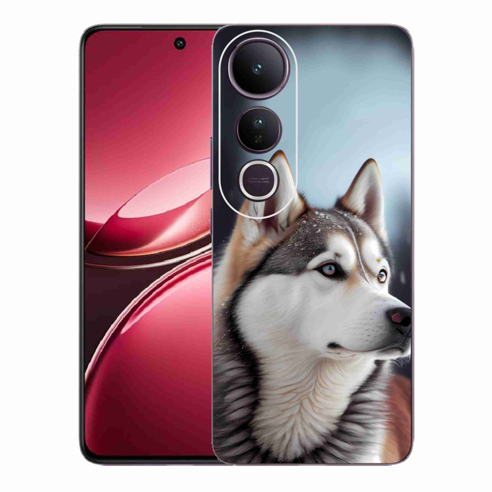 Gélový kryt mmCase na Vivo V50 Lite 4G/5G - sibírsky husky