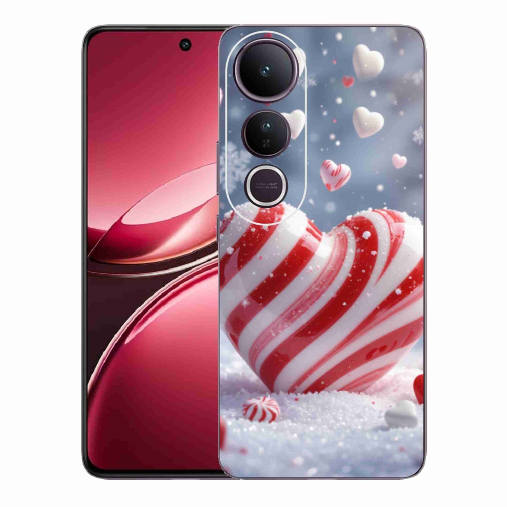 Gélový kryt mmCase na Vivo V50 Lite 4G/5G - sladké srdce