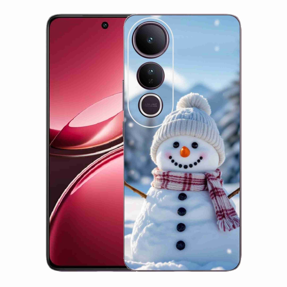 Gélový kryt mmCase na Vivo V50 Lite 4G/5G - snehuliak 3