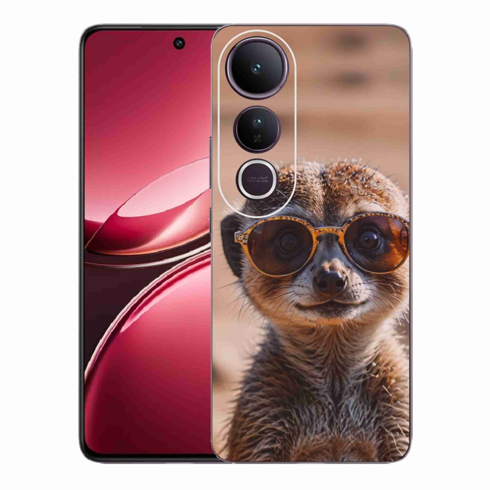Gélový kryt mmCase na Vivo V50 Lite 4G/5G - štýlová surikata