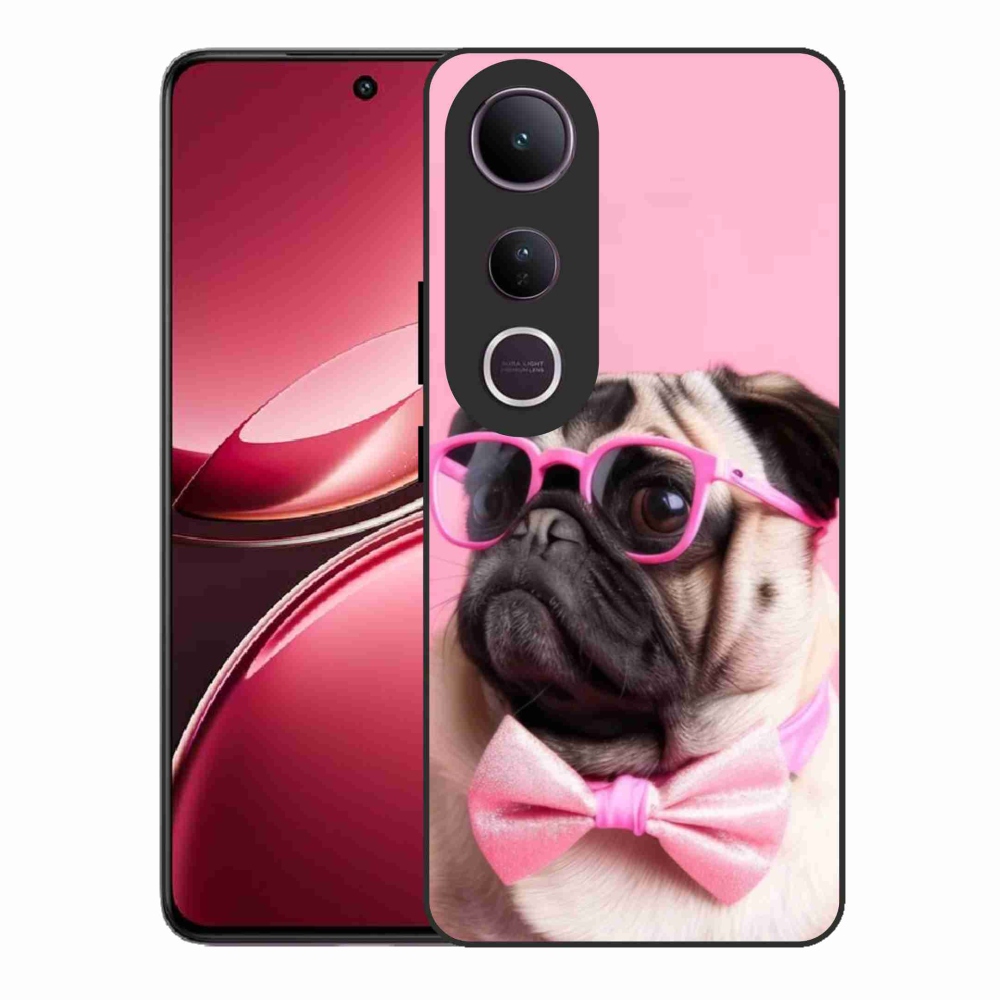 Gélový kryt mmCase na Vivo V50 Lite 4G/5G - štýlový mops