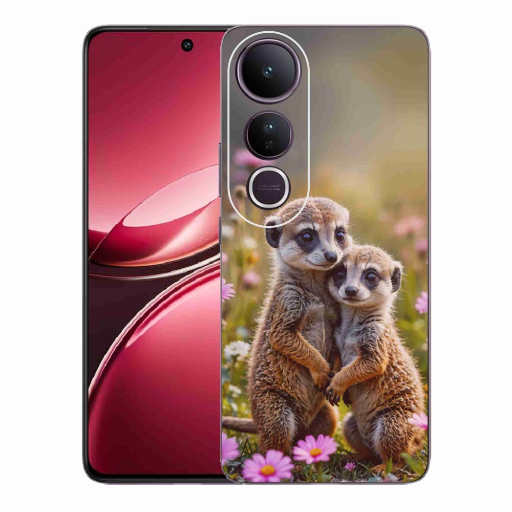 Gélový kryt mmCase na Vivo V50 Lite 4G/5G - surikatí duo