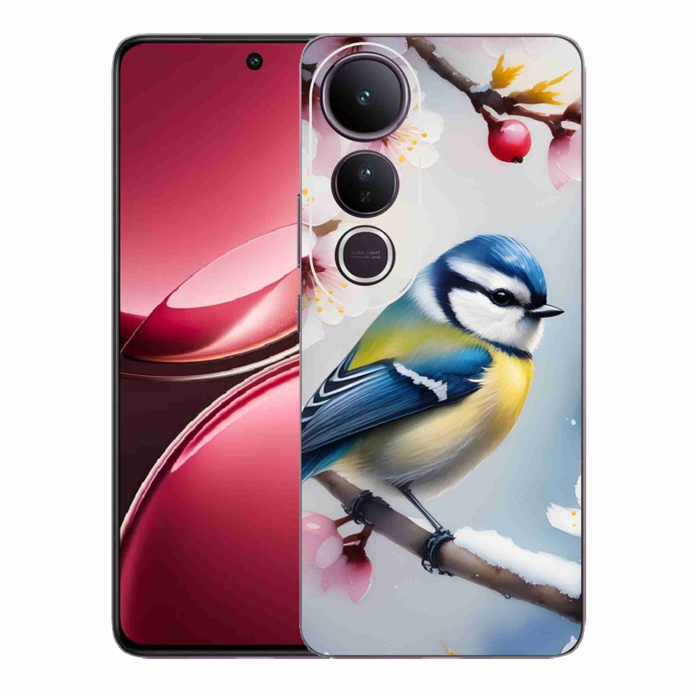 Gélový kryt mmCase na Vivo V50 Lite 4G/5G - sýkorka