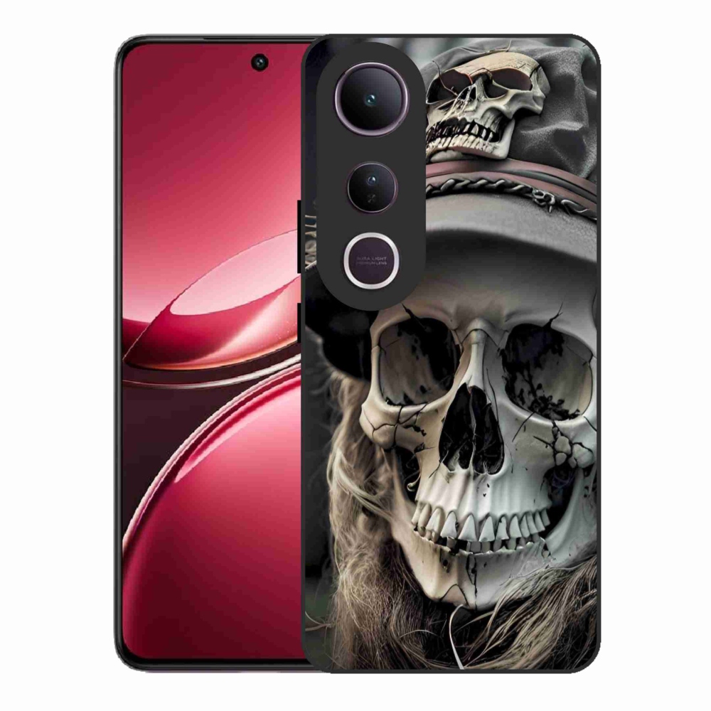 Gélový kryt mmCase na Vivo V50 Lite 4G/5G - temná lebka