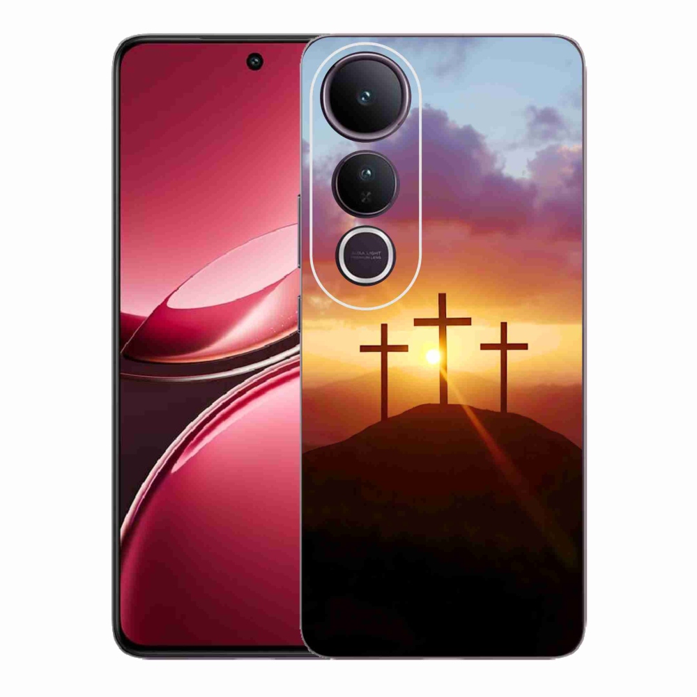 Gélový kryt mmCase na Vivo V50 Lite 4G/5G - tri kríža