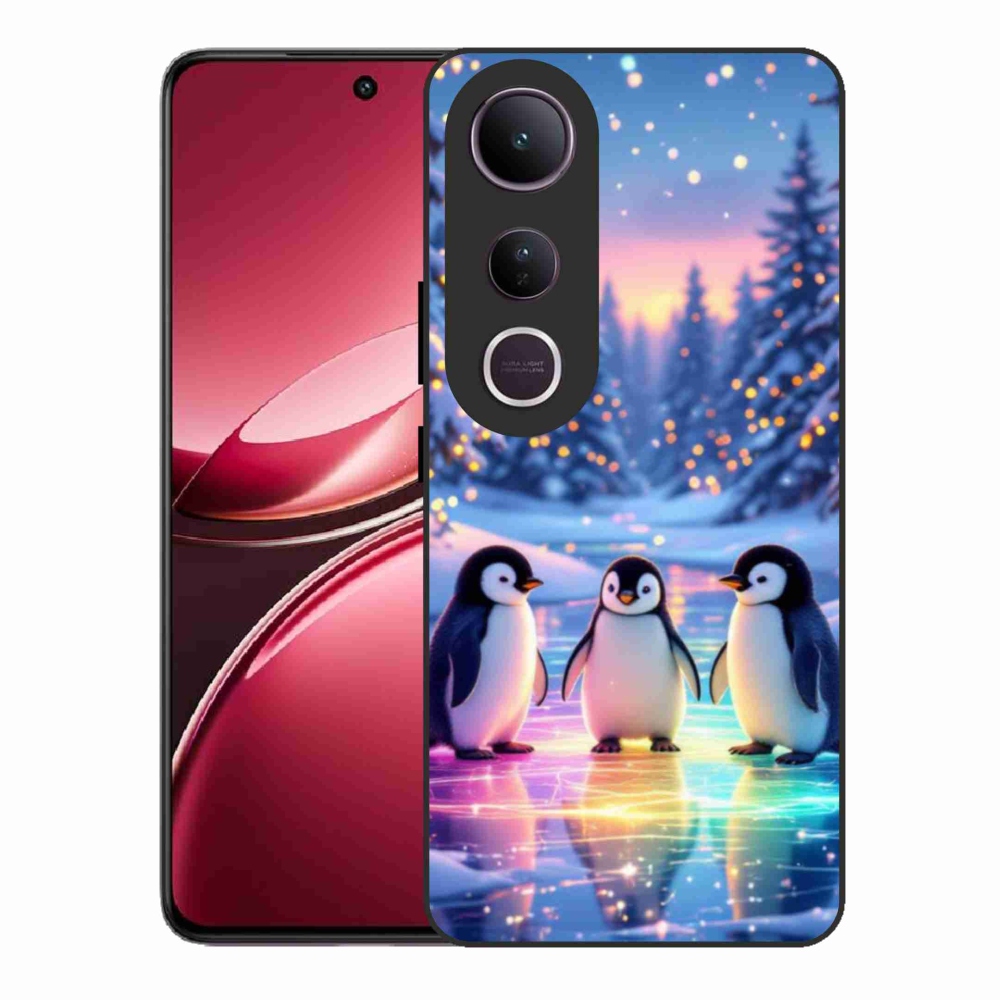 Gélový kryt mmCase na Vivo V50 Lite 4G/5G - tučniaky