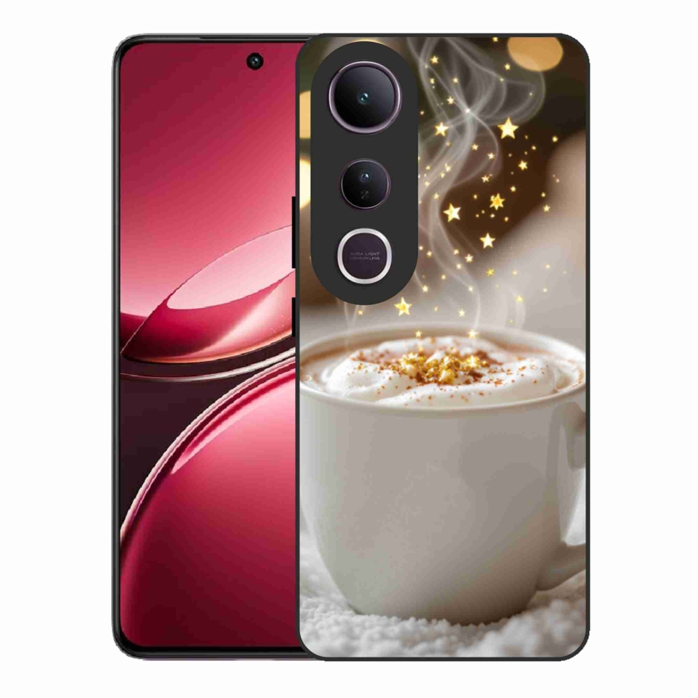 Gélový kryt mmCase na Vivo V50 Lite 4G/5G - vianočný horúci nápoj