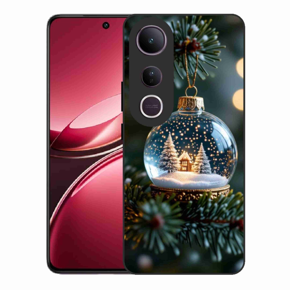 Gélový kryt mmCase na Vivo V50 Lite 4G/5G - vianočné gule 2