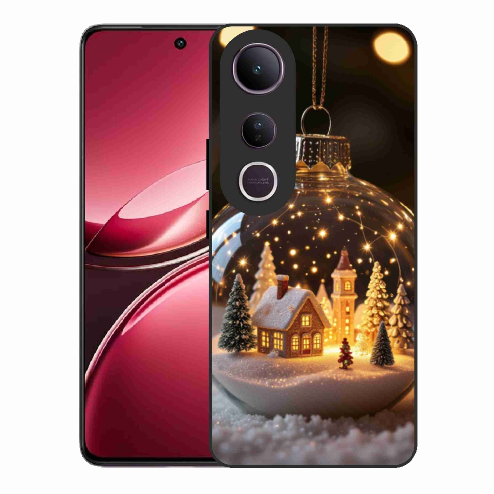 Gélový kryt mmCase na Vivo V50 Lite 4G/5G - vianočné gule 3