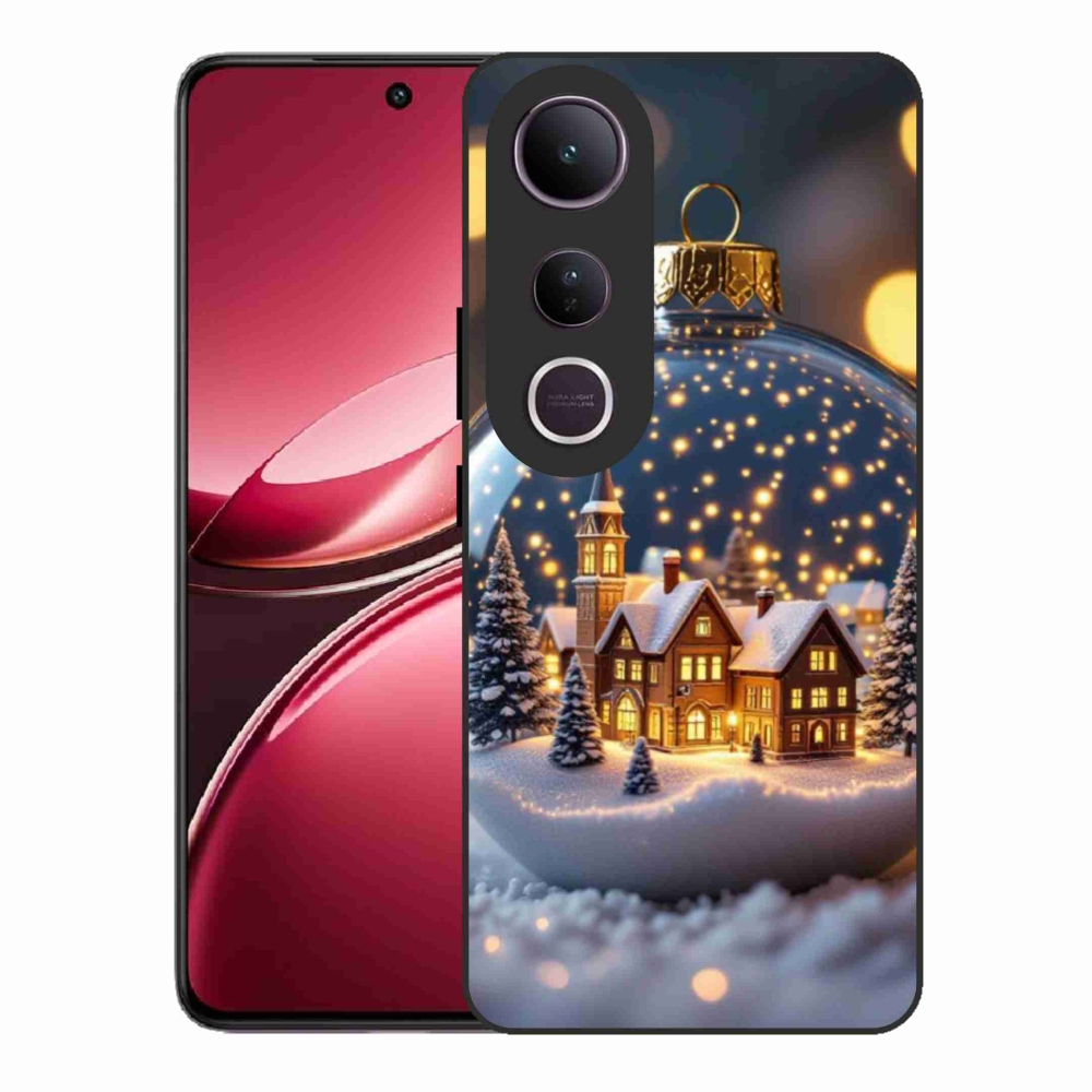 Gélový kryt mmCase na Vivo V50 Lite 4G/5G - vianočné gule 4