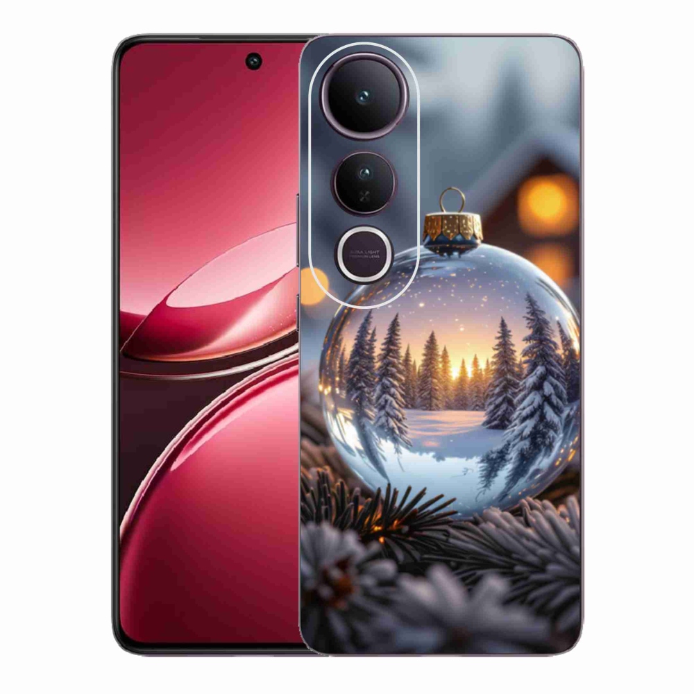 Gélový kryt mmCase na Vivo V50 Lite 4G/5G - vianočná ozdoba