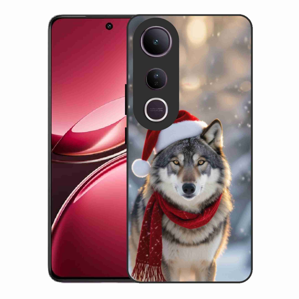 Gélový kryt mmCase na Vivo V50 Lite 4G/5G - vianočný vlk