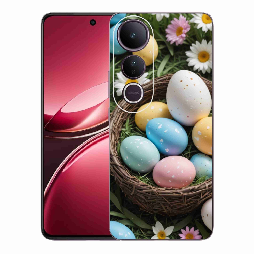 Gélový kryt mmCase na Vivo V50 Lite 4G/5G - veľkonočné vajíčka 2